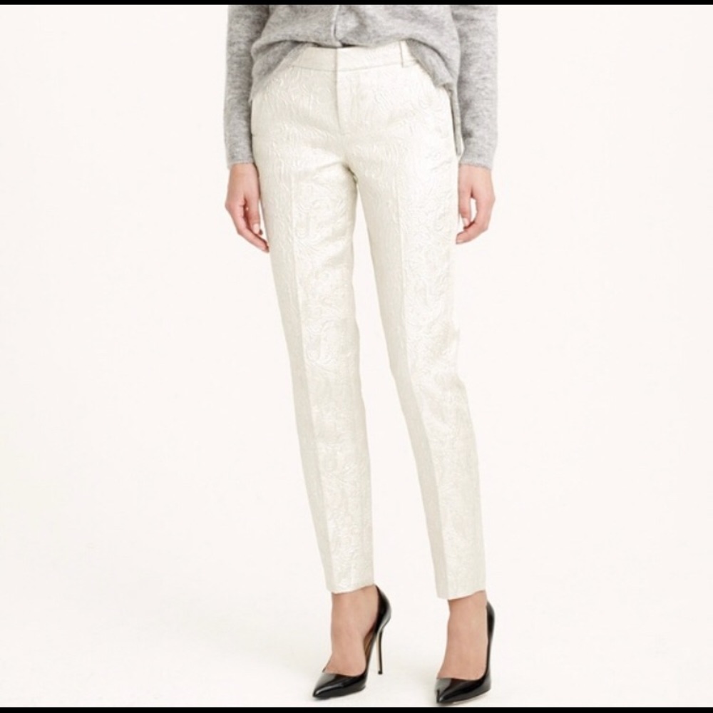 J. Crew Metallic Dress Pants